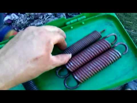 Видео: Грабли-сеноворошилки. Модернизация. Часть 2. О пружинах.
