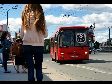 Видео: Информатор в казанском автобусе. Нефаз, 63 маршрут. Казанский автобус