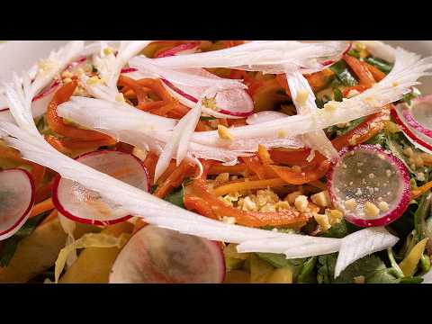 Видео: Вкусный пост. Салат из зеленого манго
