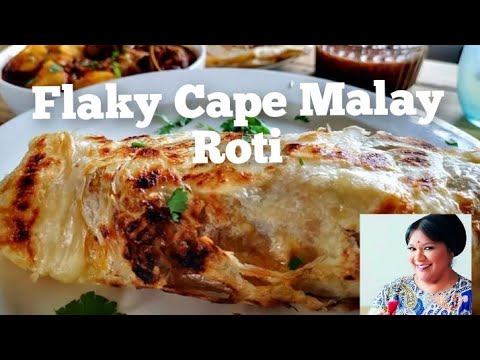 Видео: Рецепт слоеного роти с использованием 2 стаканов муки /Кейп-малайская кухня /Кейптаун.