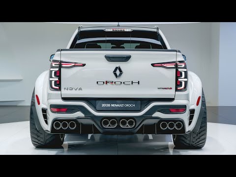 Видео: Renault Oroch 2026 года — умный грузовик нового поколения! Яркий дизайн, турбонаддув и полный обзор