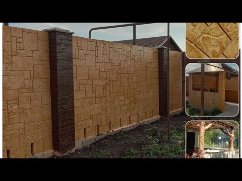 Видео: Бюджетная отделка стен фасада, чем заменить дорогой полиуретановый штамп .