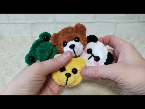 Видео: ВИДЕО-МК МОРДАШКИ...часть 1(лягушка, панда, жёлтый мишка и бурый мишка)