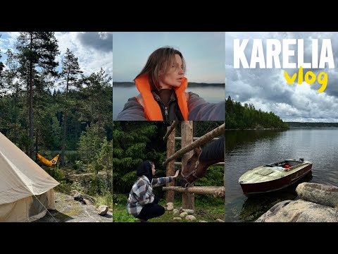 Видео: 84. летний влог | Карелия / 3 дня в палатке / хайкинг и водопады