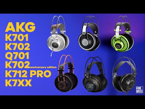 Видео: Детальный обзор и сравнение AKG K701, K702, Q701, K702 65th AE, K712 PRO и K7XX