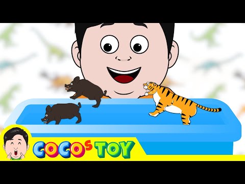 Видео: Давайте вырастим детенышей животных в моей игрушечной коробке!ㅣживотные для детейㅣCoCosToy