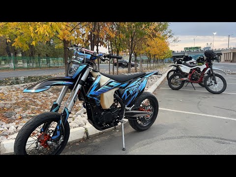 Видео: I am building supermoto. Собрал супермото в гараже kews k16 nb300