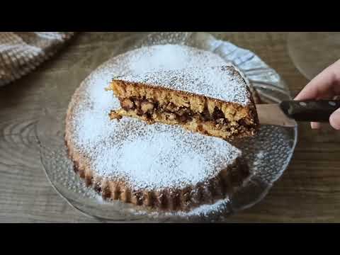 Видео: Ореховый пирог без возни с тестом! Как приготовить лёгкий  рецепт пирога с орехами