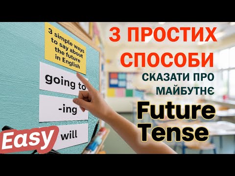 Видео: 3 простих способи сказати про майбутнє в англійській
