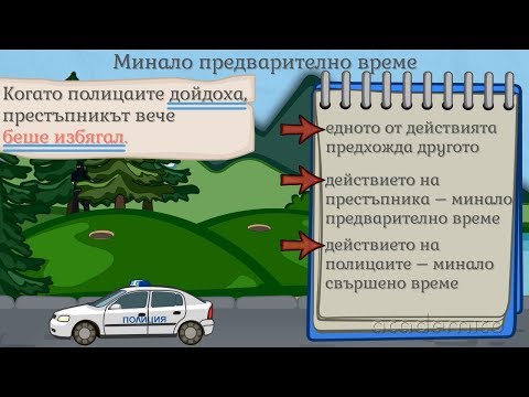 Видео: Минало предварително време - Български език 6 клас | academico
