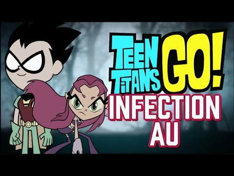 Видео: Юные титаны, вперёд! Инфекция: история AU (TTG Parasite Infection Horror AU)
