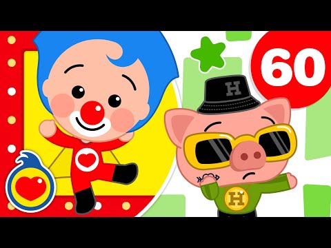 Видео: Клоун Плим Плим ♫ И еще много веселых песен (60 мин) ♫ Плим Плим