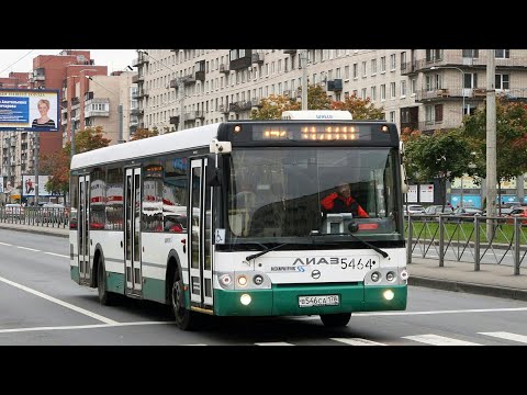 Видео: Автобус 355 "Ж/д.ст."Новый Петергоф".-ж/д.ст."Новый Петергоф"(Кольцевой).
