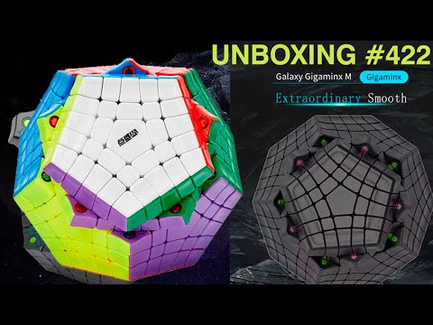 Видео: Unboxing №422 Первый Магнитный Гигаминкс | DianSheng Galaxy Gigaminx M