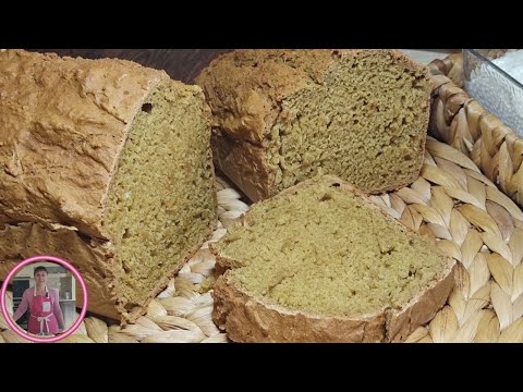 Видео: Пълнозърнест хляб, без мая, без месене, за пет минути👩‍🍳wholemeal bread