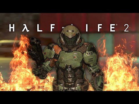 Видео: Могу ли я пройти Half-Life 2, играя за DOOM SLAYER?