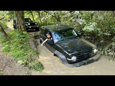 Видео: Слишком сложный маршрут для стока! Ram против Tank 300 и Wrangler