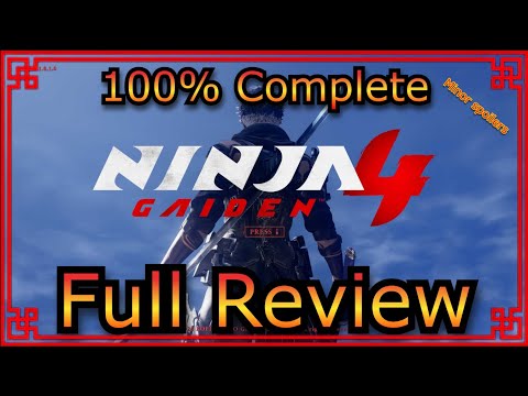 Видео: Полный обзор Ninja Gaiden 4: 100% и платиновый трофей