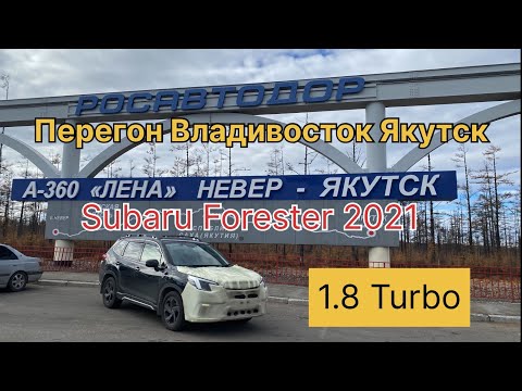 Видео: Перегон Владивосток Якутск компания Nohara Auto. Subaru Forester 2021 1.8 Turbo