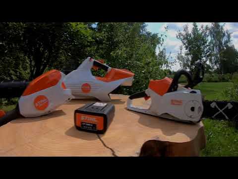 Видео: Воздуходувка аккумуляторная BGA 86. Тест-драйв. На сколько хватит аккумулятора?!