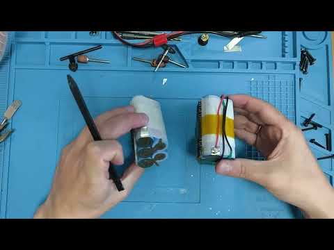 Видео: Переделка аккумулятора шуруповерта Hitachi DS18DVF3 18v Ni cd to Li ion
