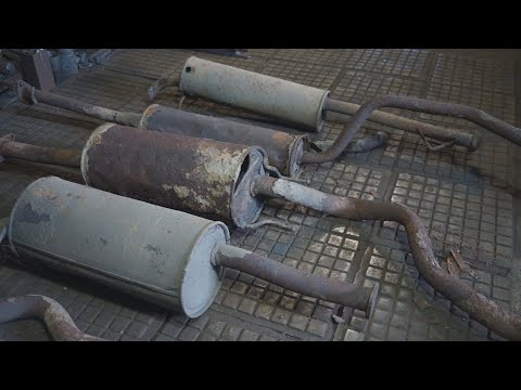 Видео: 53 Дамаск из глушителей