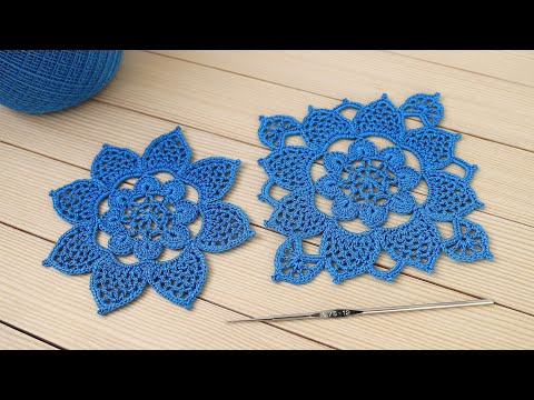 Видео: МОТИВЫ КРЮЧКОМ мастер-класс по вязанию   Crochet motif patterns