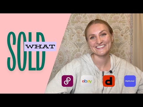 Видео: Продажи замедляются? | Что продавалось на Poshmark и eBay на этой неделе.