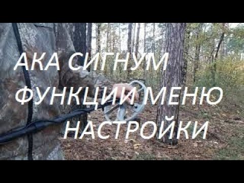 Видео: АКА СИГНУМ  . функции МЕНЮ прибора, ЧТО за ЧТО отвечает , Настройки по ходу поиска.