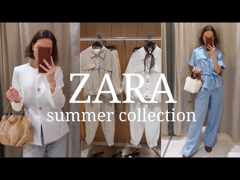 Видео: Летняя коллекция ZARA, натуральные ткани, обзор новинок и примерка 🖤