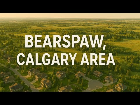 Видео: район Bearspraw біля Калгарі. Де живуть заможні в Канаді? 