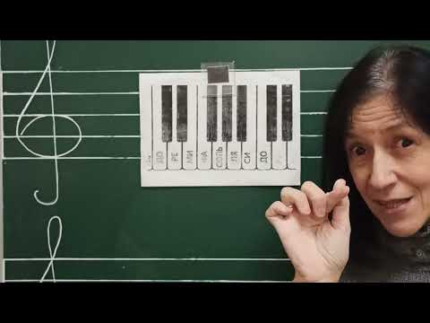 Видео: Полутоны и тоны . Знаки альтерации .