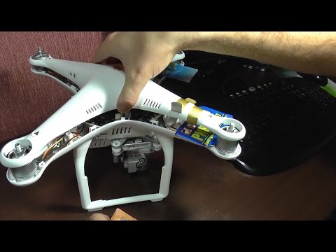 Видео: Ремонт трещин DJI Phantom 3 - Как разобрать корпус