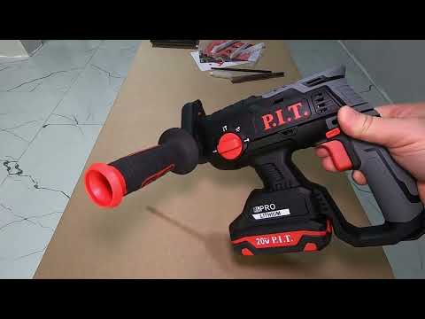 Видео: Перфоратор аккумуляторный бесщеточный P.I.T. PBH20H-22B на системе OnePower @Инструмент PIT