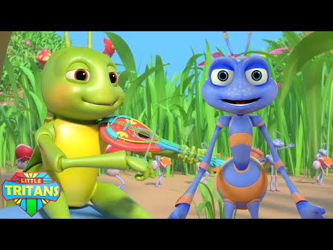 Видео: Мурашка та коник Мультфільм Відео розповідь для малюків дитячого садка