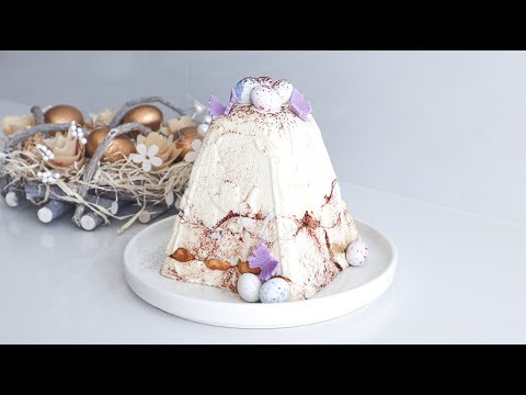 Видео: Творожная ПАСХА ТИРАМИСУ без яиц | #творожнаяпасха  #пасхальныйкулич