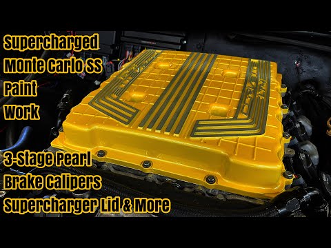 Видео: Как я покрасил эти суппорты Monte Carlo SS с турбонаддувом и крышку LT4 3 Stage Pearl