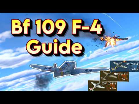 Видео: Совершенствуйтесь на Bf 109 F-4 — Советы и стратегия — Реалистичные воздушные бои War Thunder