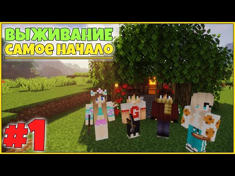 Видео: Майнкрафт Выживание #1 | Самое Начало - Построили Шалаш / Minecraft с Друзьями