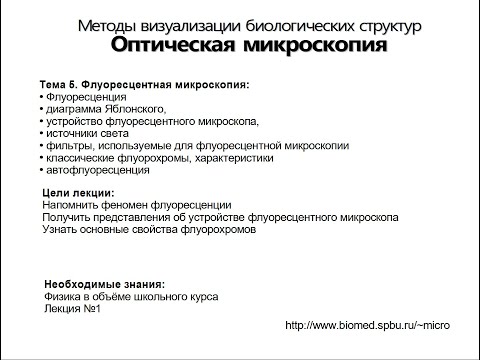 Видео: Оптическая микроскопия. Лекция 5.