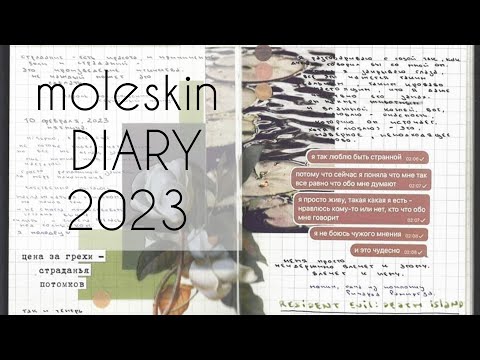 Видео: Личный дневник/Молескин а6/1 часть/комментарии