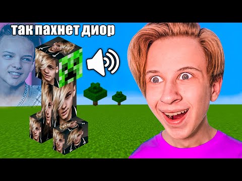 Видео: ЗАМЕНИЛ все ЗВУКИ МАЙНКРАФТ на МЕМЫ *Делаю вдох так пахнет ДИОР - Егор Шип*