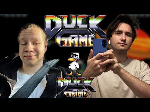 Видео: КВИКХАНТИК играет в DUCK GAME против ЮЗИ | #3