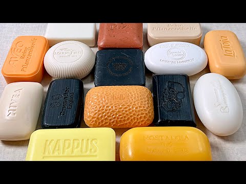 Видео: ASMR soap cutting 🧡 Резка мыла АСМР