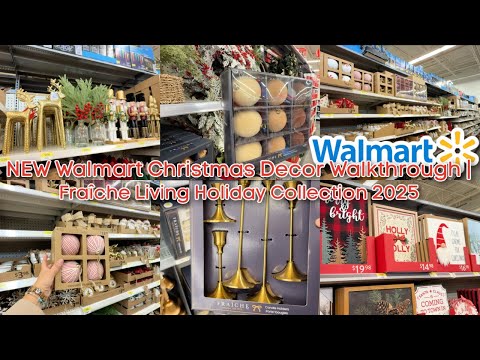 Видео: НОВОЕ руководство по рождественскому декору Walmart | Праздничная коллекция Fraîche Living 2025 🎄✨
