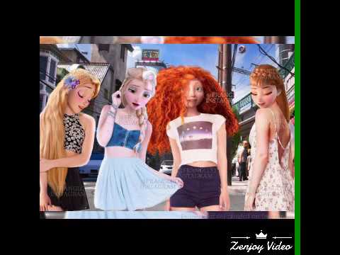 Видео: Диснеевские принцессы в современной обработке