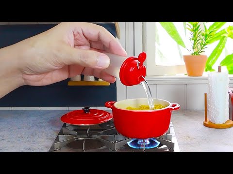 Видео: НАСТОЯЩАЯ ИГРУШКА ДЛЯ ПРИГОТОВЛЕНИЯ СПАГЕТТИ НА МИНИ-КУХНЕ, РАССЛАБЛЯЮЩИЙ АСМР-ЗВУК