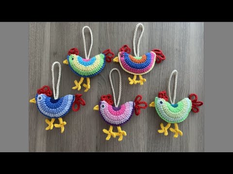 Видео: Как связать Курочку крючком | Мастер-класс | Кольцо Амигуруми
