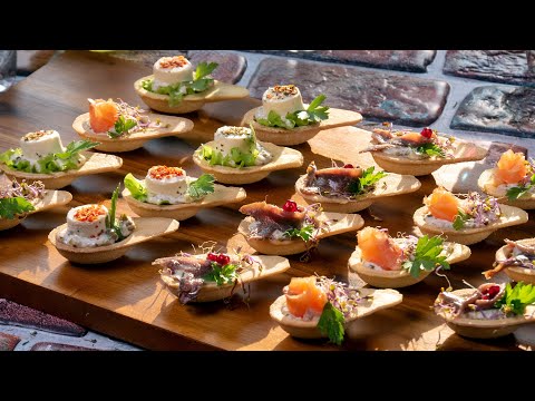 Видео: Хрустящие ложки Fancy and Easy Appetizers - идеально подходят для закусок на вечеринках