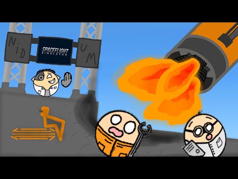 Видео: Я СОЗДАЛ ОДИН ИЗ ЛУЧШИХ КОСМОДРОМОВ В SPACEFLIGHT SIMULATOR!!!